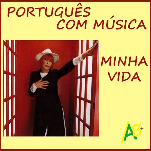 Cartaz positivo para a vida em tradução para o português deixe a