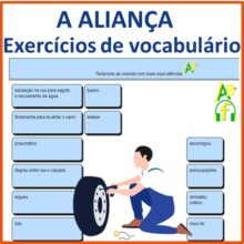 A Aliança - exercícios de vocabulário