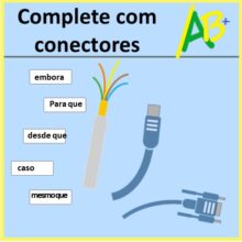 Conectores com presente do subjuntivo