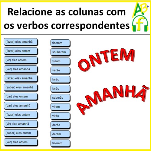 Ontem ou amanhã - Vamos praticar os verbos? - FONETICANDO