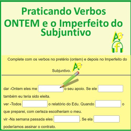 Ontrem O ONTEM e o Imperfeito do Subjuntivo - FONETICANDO